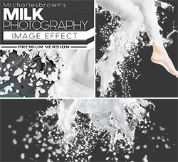 极品PS动作－牛奶形体(含高清视频教程)：Milk Photography Image Effect